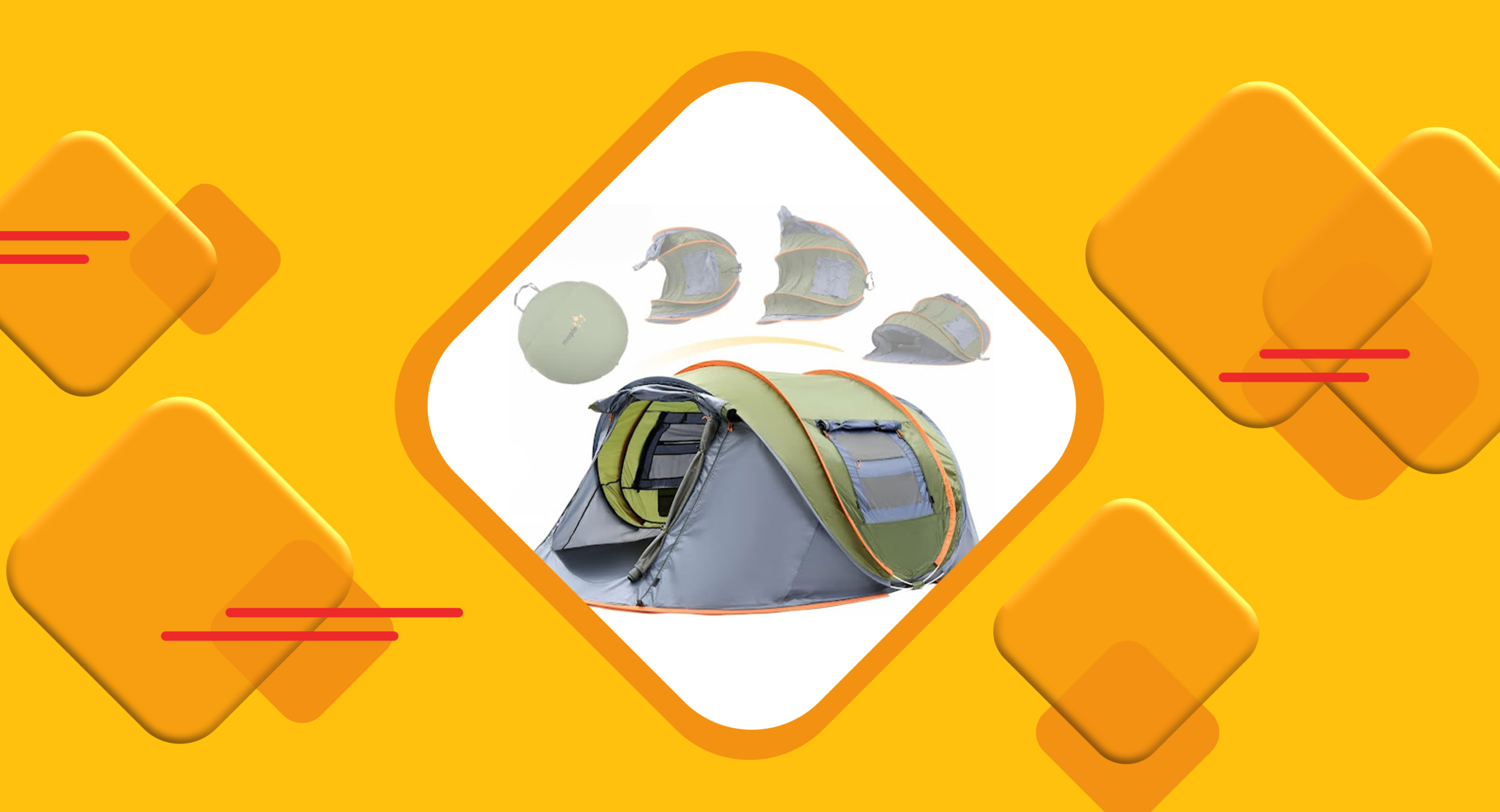 راهنمای بستن چادر مسافرتی به روشی ساده و اصولی