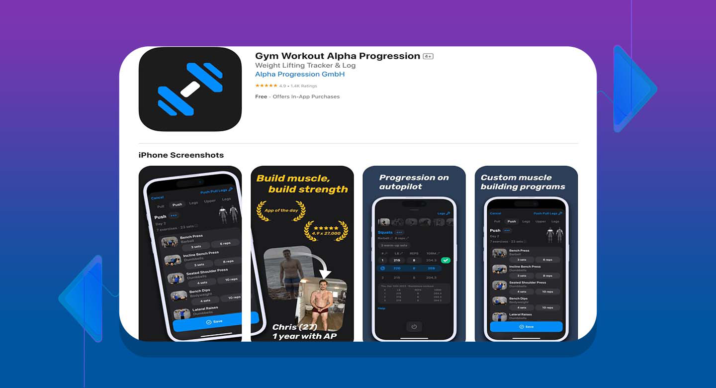 آلفا پروگرشن؛ مربی هوشمند شما برای عضله‌سازی در هر مکان