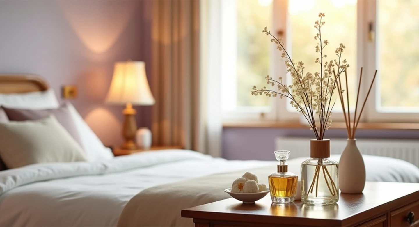 ۱۸. عطر و رایحه، حال و هوای اتاق را زنده می‌کند