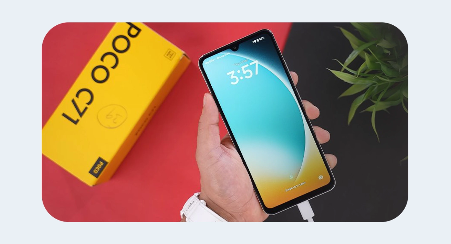 باتری، شارژ و اسپیکر پوکو C71؛ انرژی پایدار و تجربه صوتی رضایت‌بخش