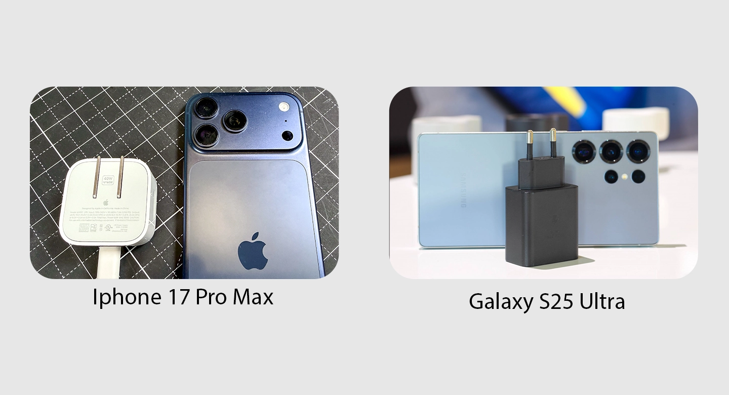 برتری آیفون 17 پرو مکس در شارژدهی؛ سرعت همچنان در دست سامسونگ