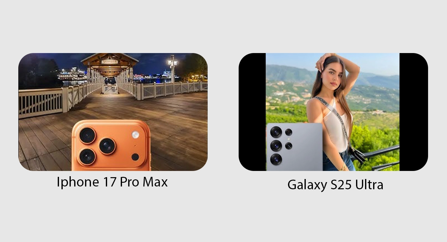 تقابل غول‌ها در عکاسی؛ آیفون 17 پرو مکس یا گلکسی S25 اولترا؟