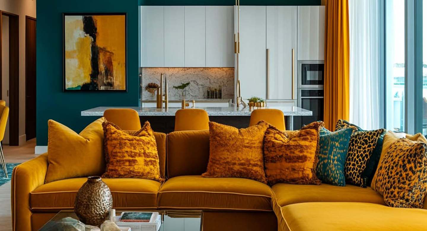 فیروزه‌ای دگرگون‌کننده و هماهنگی با سایر رنگ‌ها