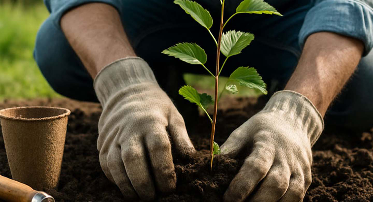 مرحله دوم: آمادهسازی باغچه و انتخاب محل ایدهآل برای نهالها