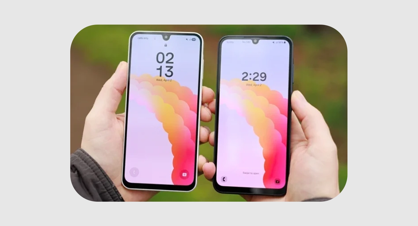 نمایشگر گلکسی A26 و A25؛ کیفیت بالا، تجربه‌ای مشابه