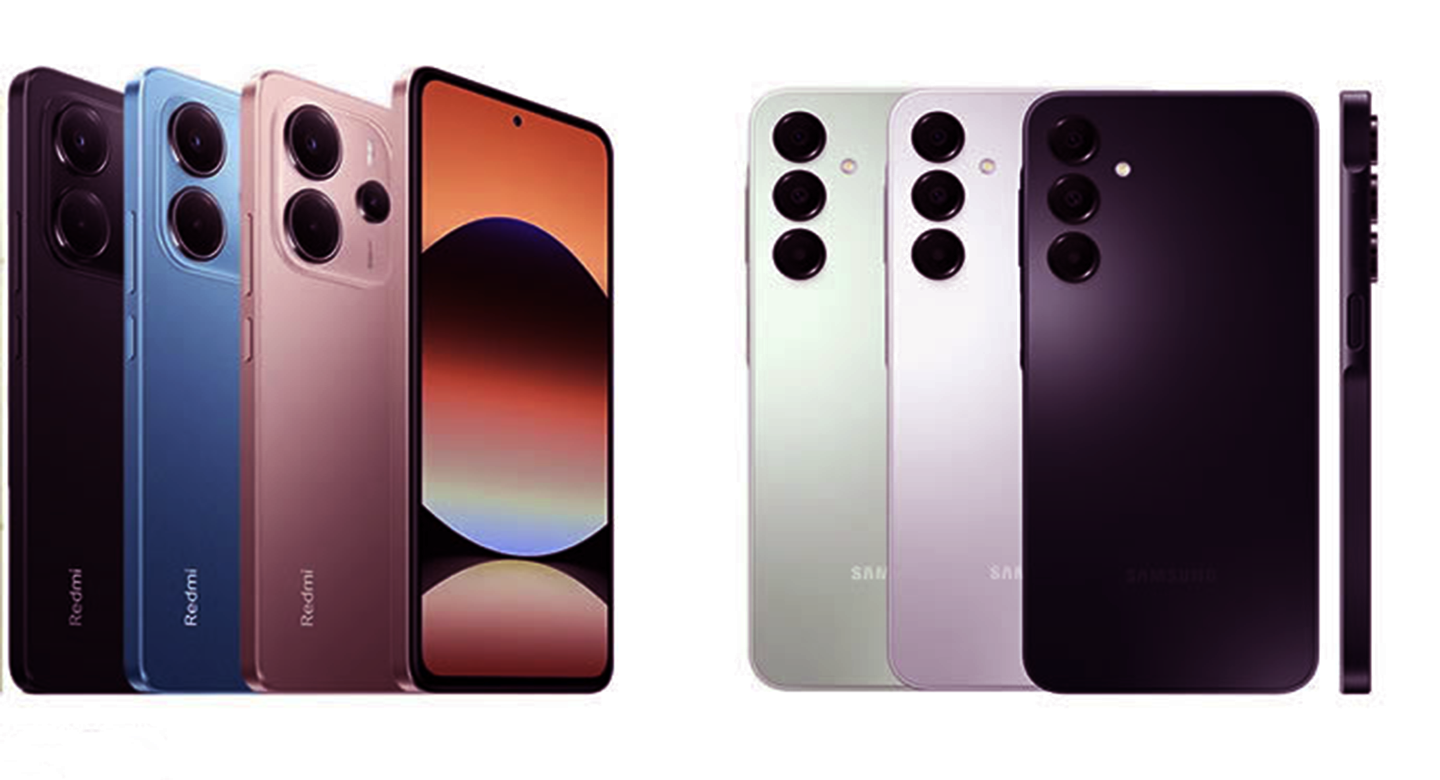 ردمی نوت 14S  در برابر گلکسی  A16؛ طراحی، کیفیت ساخت و ارگونومی